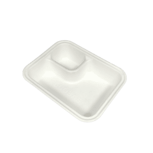 Two Compartment Rectangle Tray / Takeaway containers