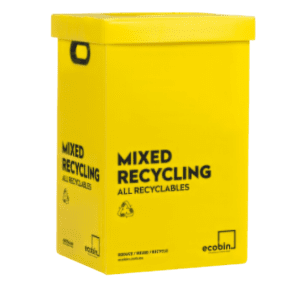 Eco Bins / Recycling Bins -Co-mingle Mixed Recycling Bin with Lid (60L)