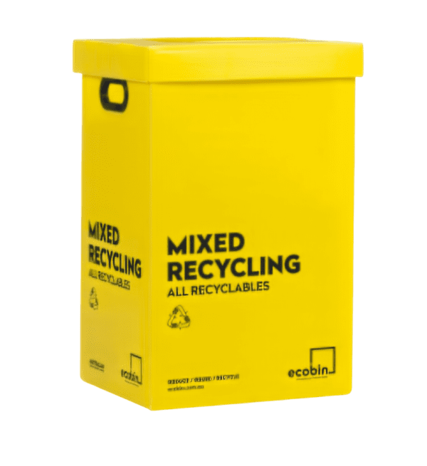 Eco Bins / Recycling Bins -Co-mingle Mixed Recycling Bin with Lid (60L)