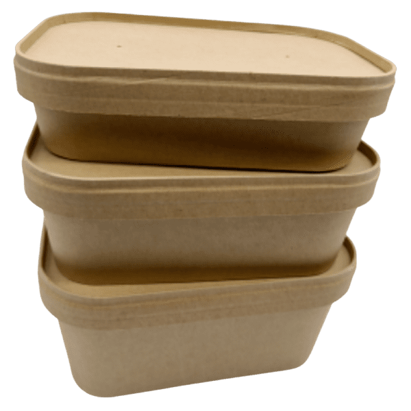 Disposable Paper Food Containers / Kraft Food Containers / takeaway containers