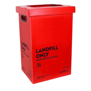 Eco Bins / Recycling Bins - Landfill Office Waste Bin with Lid (60L)