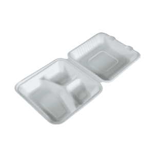 3 Compartment Clamshell Box /disposable food containers