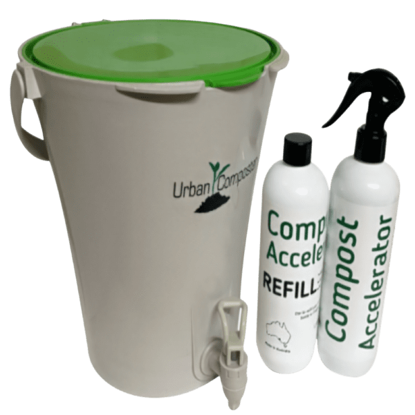 Compost Accelerators - Urban Compost Accelerator Starter Kit (incl. 700ml Spray)15L