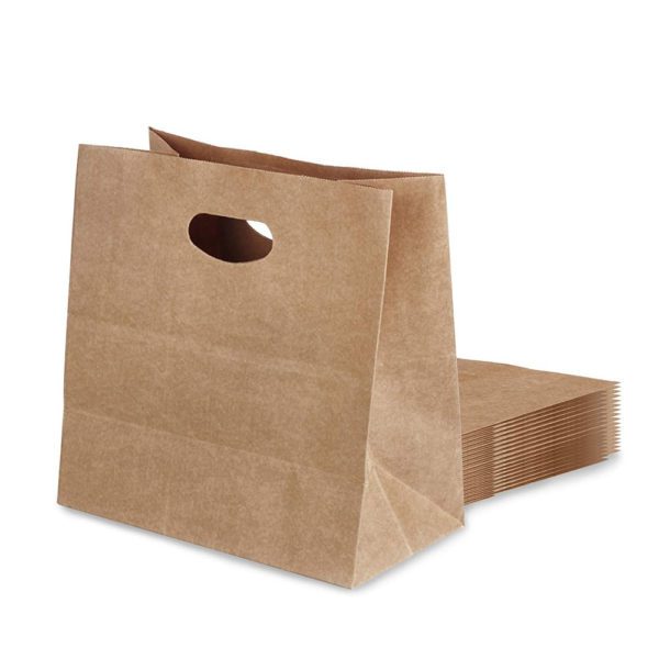 Kraft Takeaway Bags- Takeaway Container | Die Cut Tote Bags