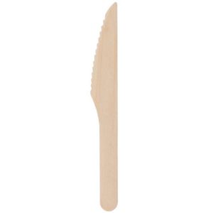 Wooden Food Containers and Cutleries - Wooden Knife 160mm