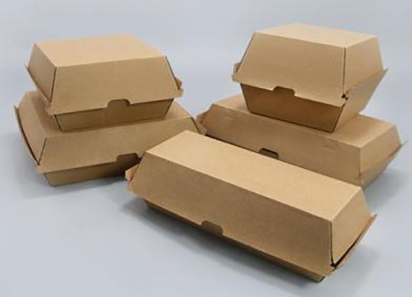 Disposable Paper Food Containers / Kraft Food Box - Large Snack Box