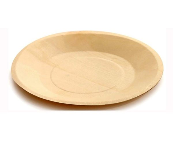 Wooden Food Containers - Wooden Round Plates